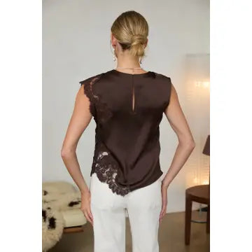 Lori Mixed Lace Top