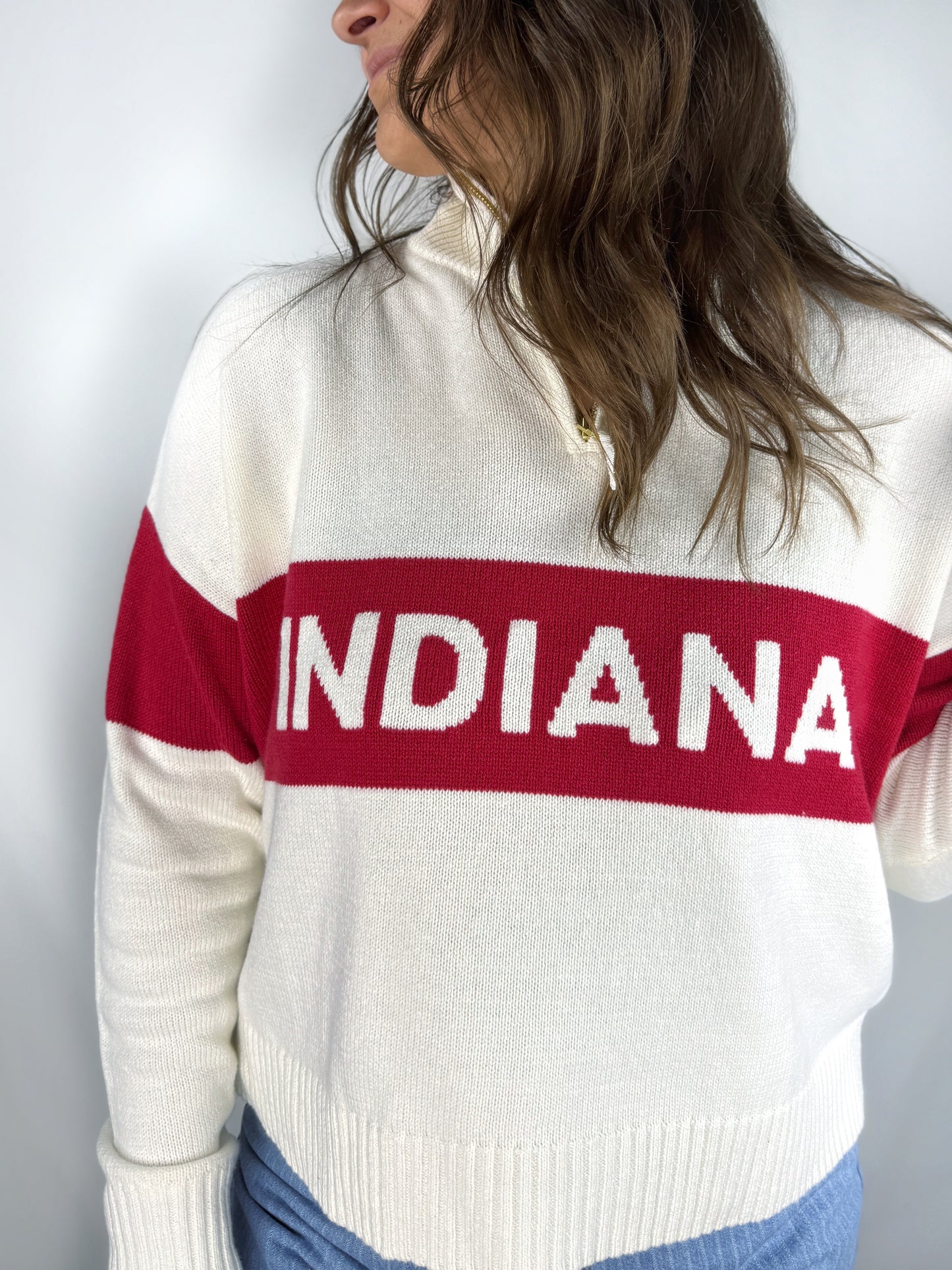 Indiana Ivory Quarter Zip