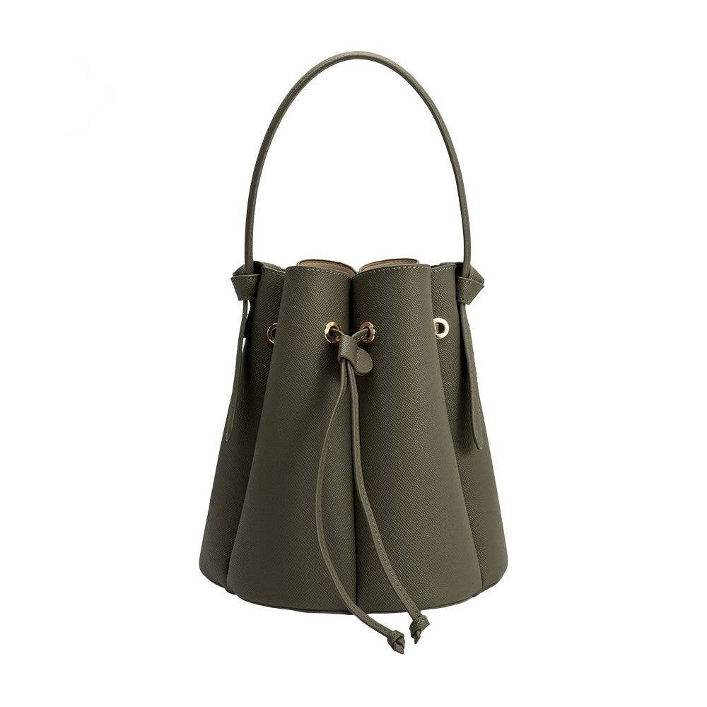 Laguna Recycled Vegan Leather Bag in Olive