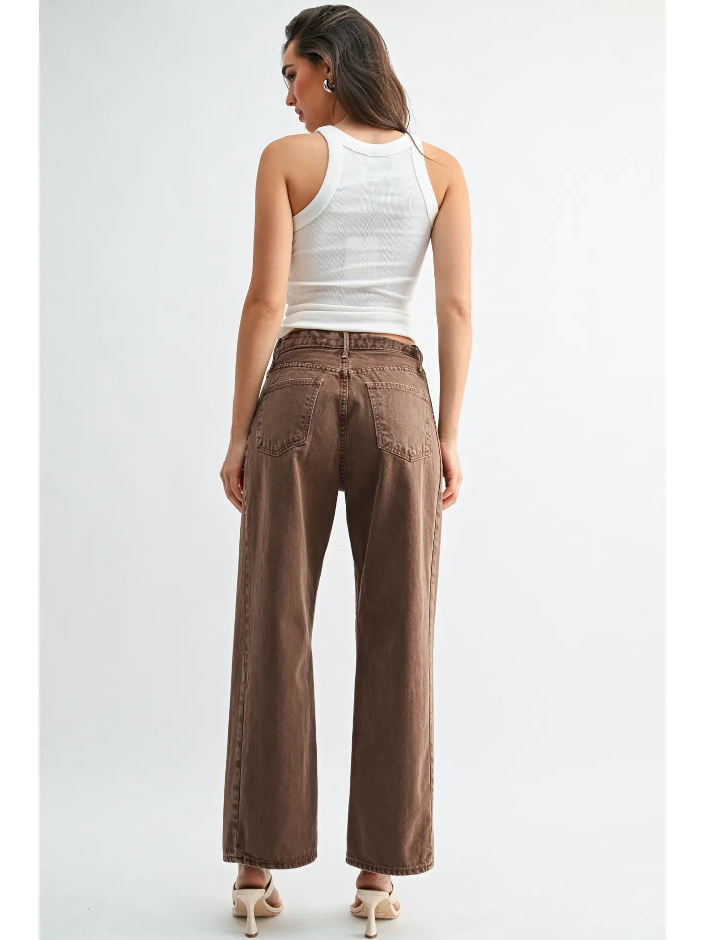 The Station Barrel Twist Jean Vintage Brown