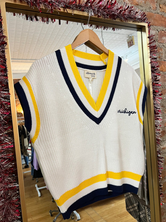 Michigan Sweater Vest