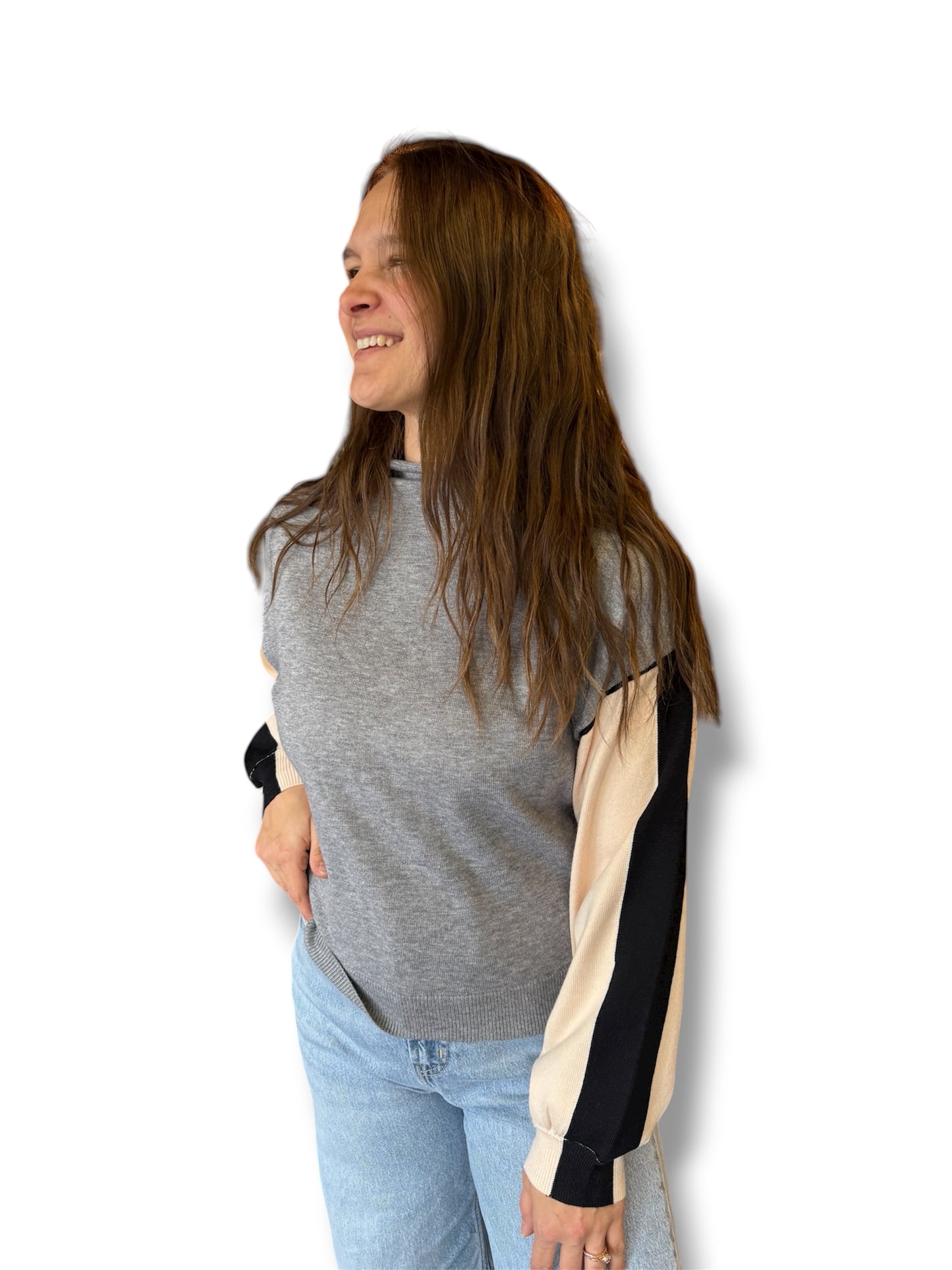 Cozy Contrast Sweater