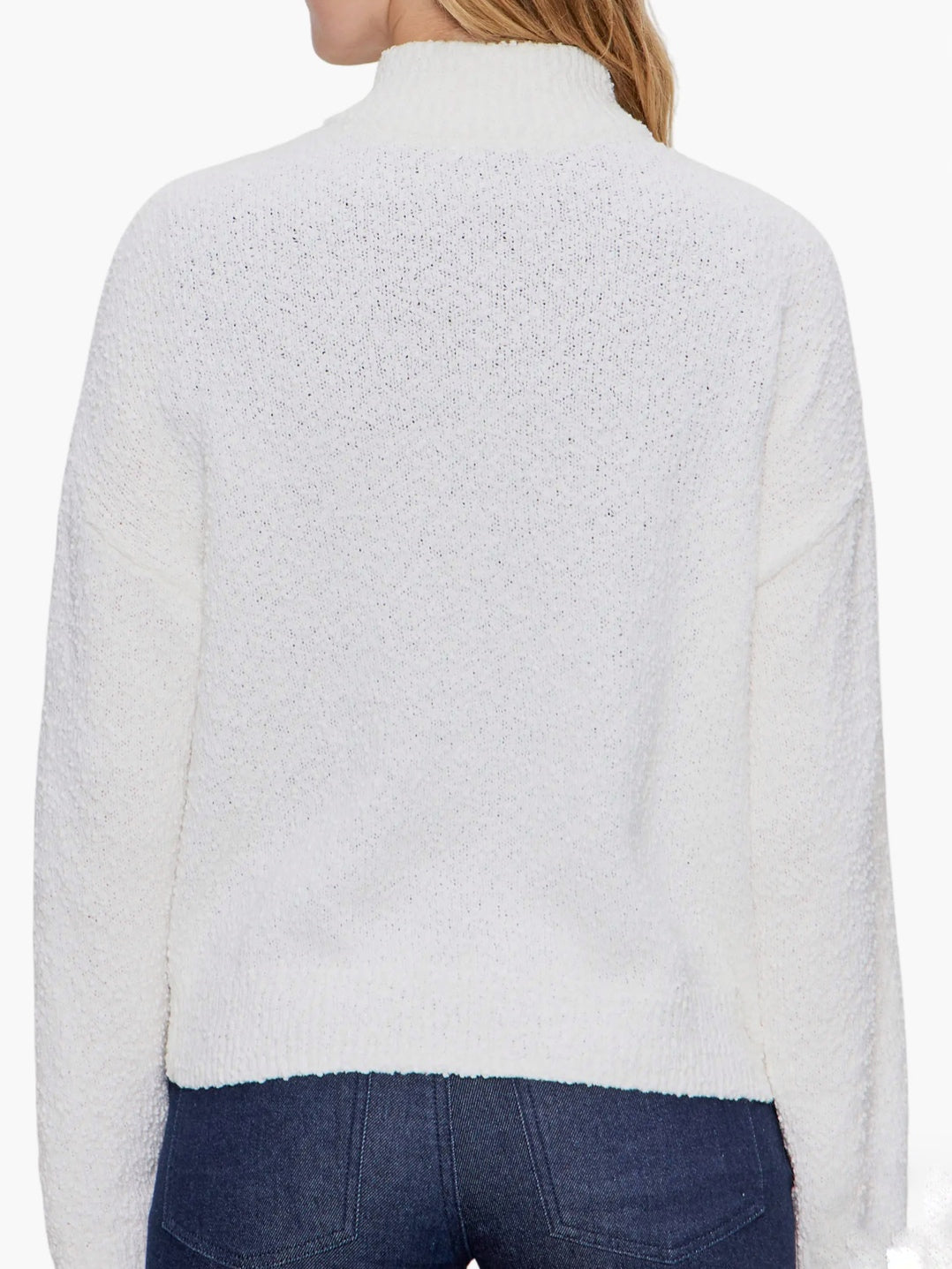 Boucle Knit Bomber Jacket