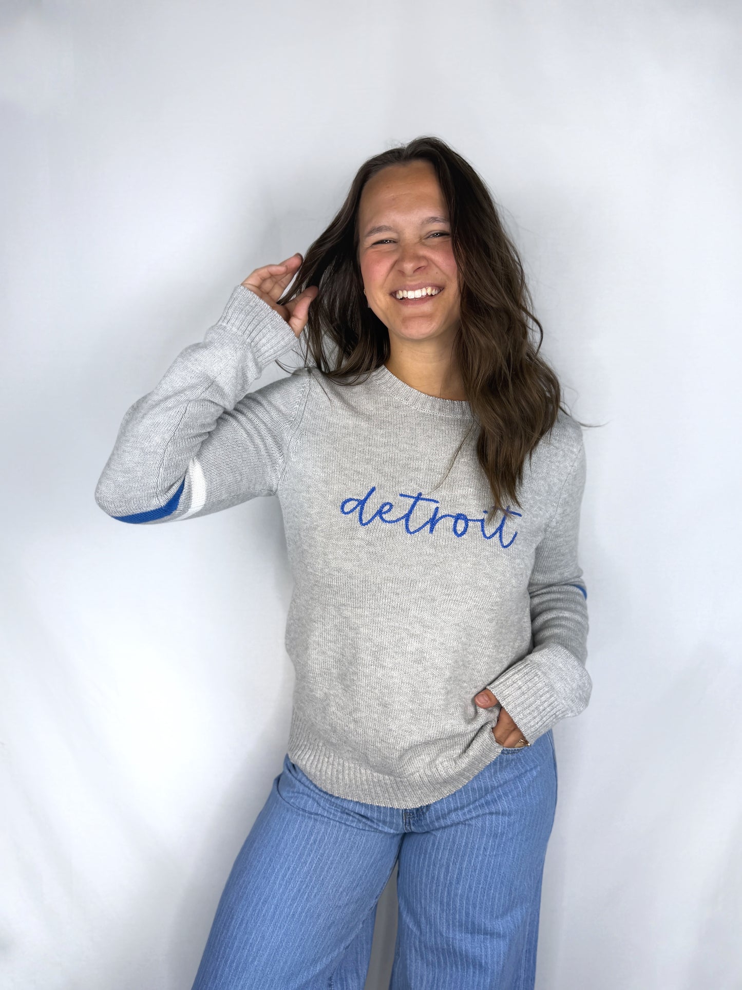 Detroit Cursive Sweater