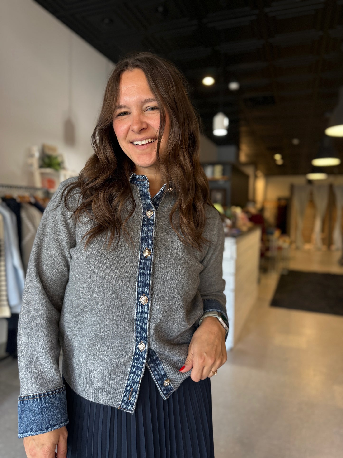 Blue Jean Baby Cardigan