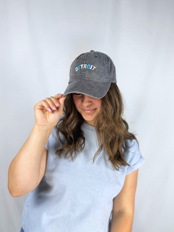 Detroit Embroidered Multi-Color Hat