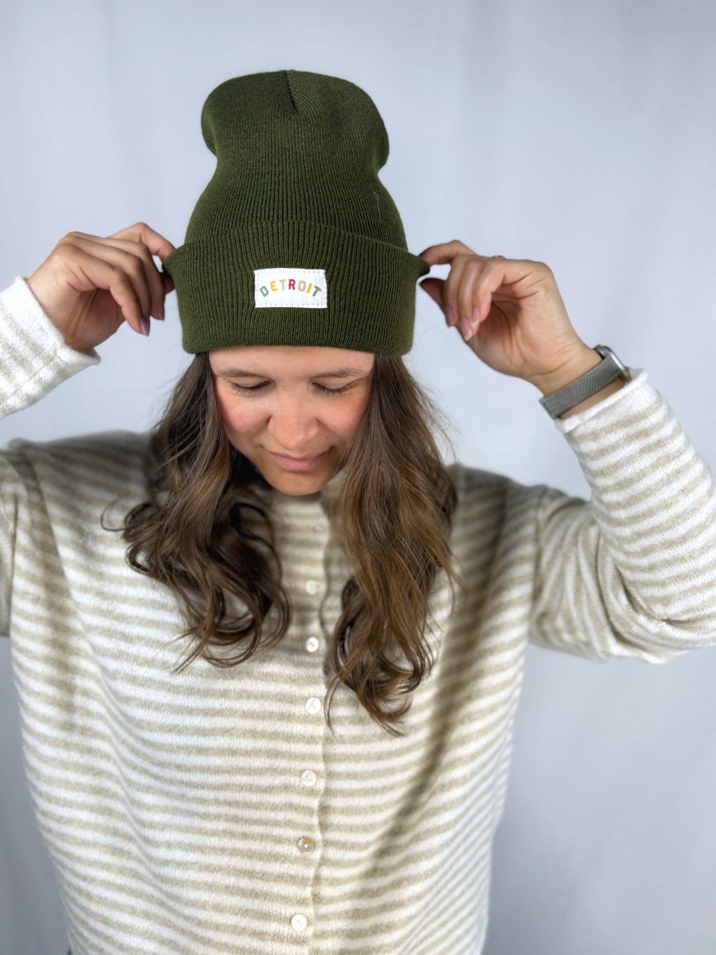 Detroit Patch Beanie