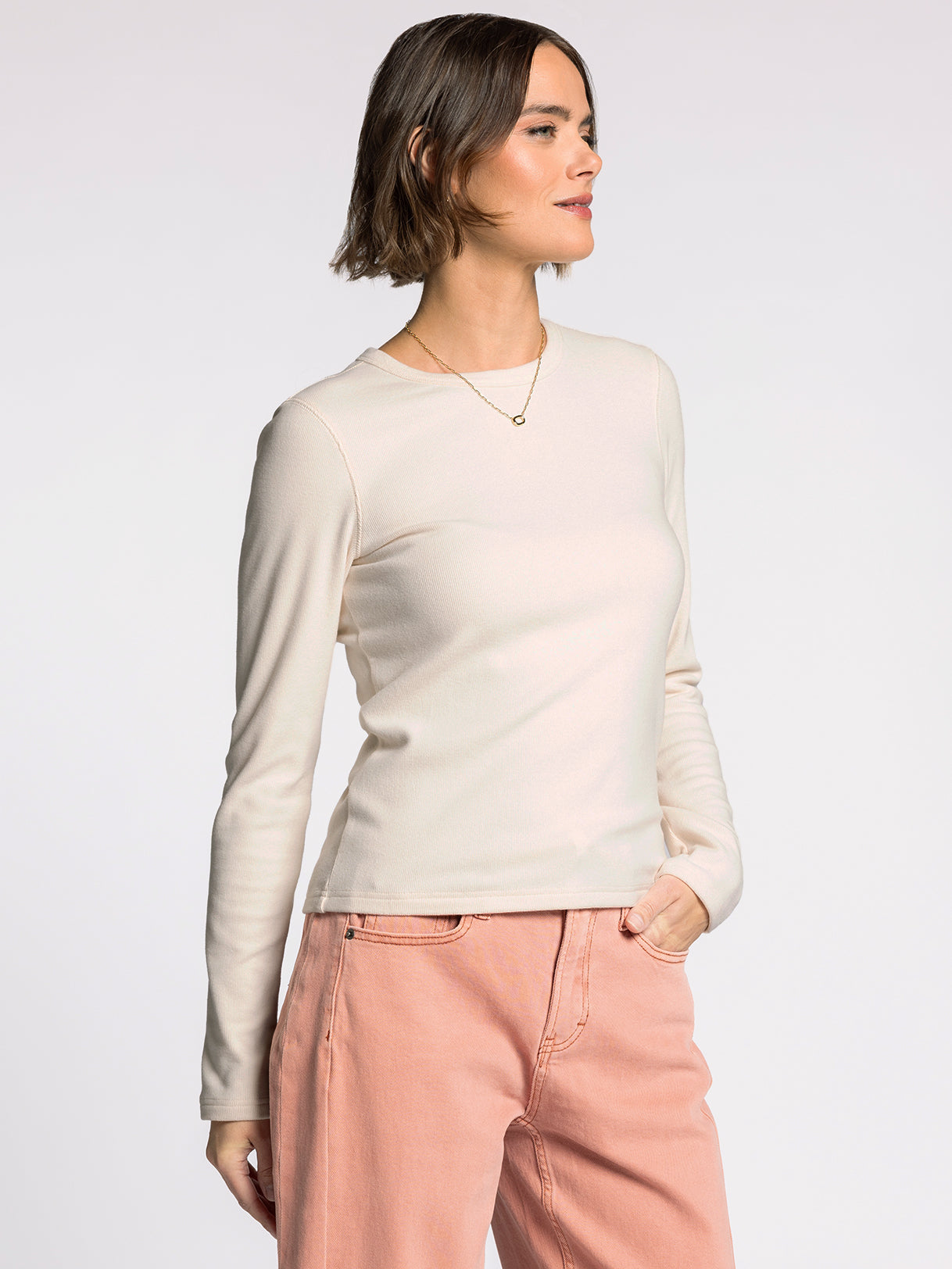 Adler Top in Cream