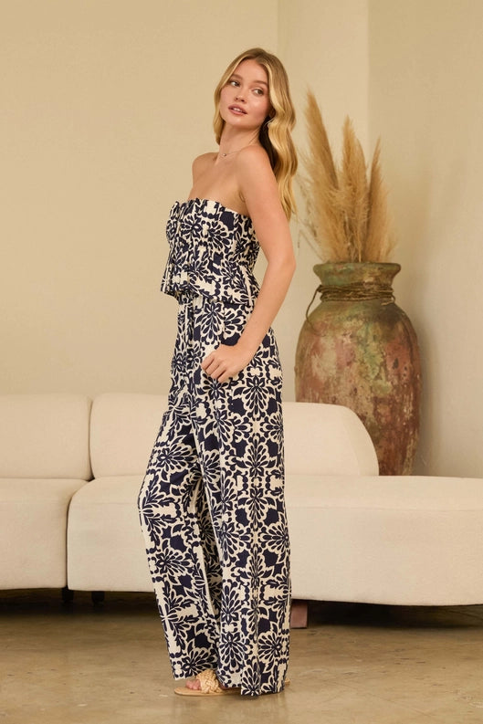 Ali Strapless Jumpsuit