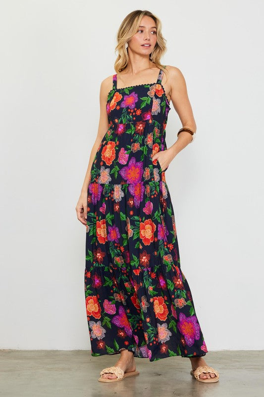 Anita Floral Maxi Dress