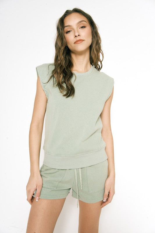 Annie Cap Sleeve Top