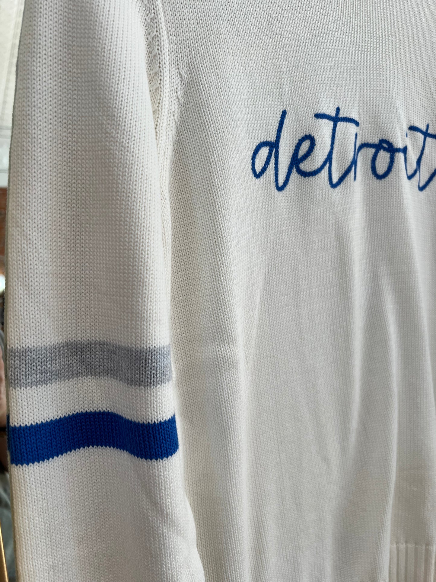 Detroit Cursive Crewneck Sweater