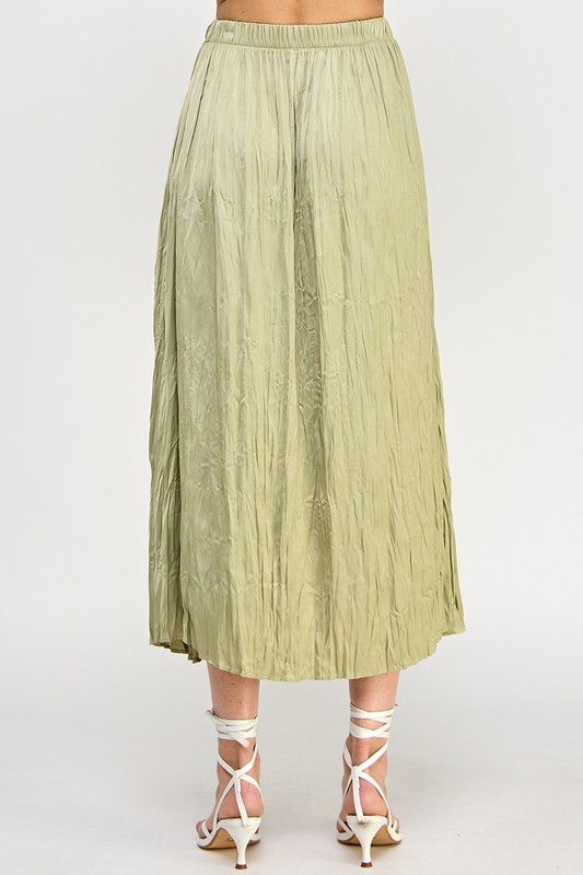 Leah Satin Maxi Skirt