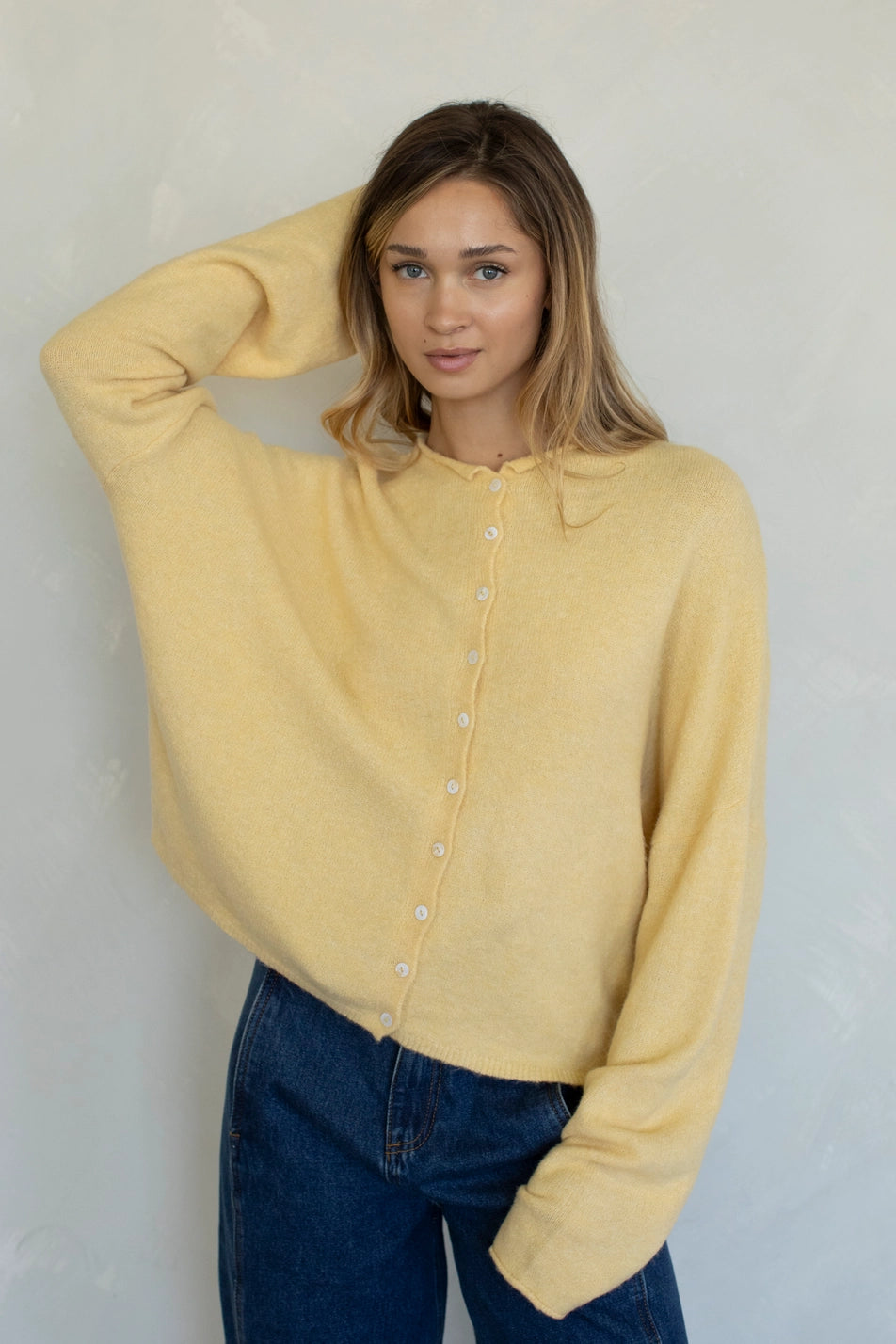 Piper Cardigan in Honey