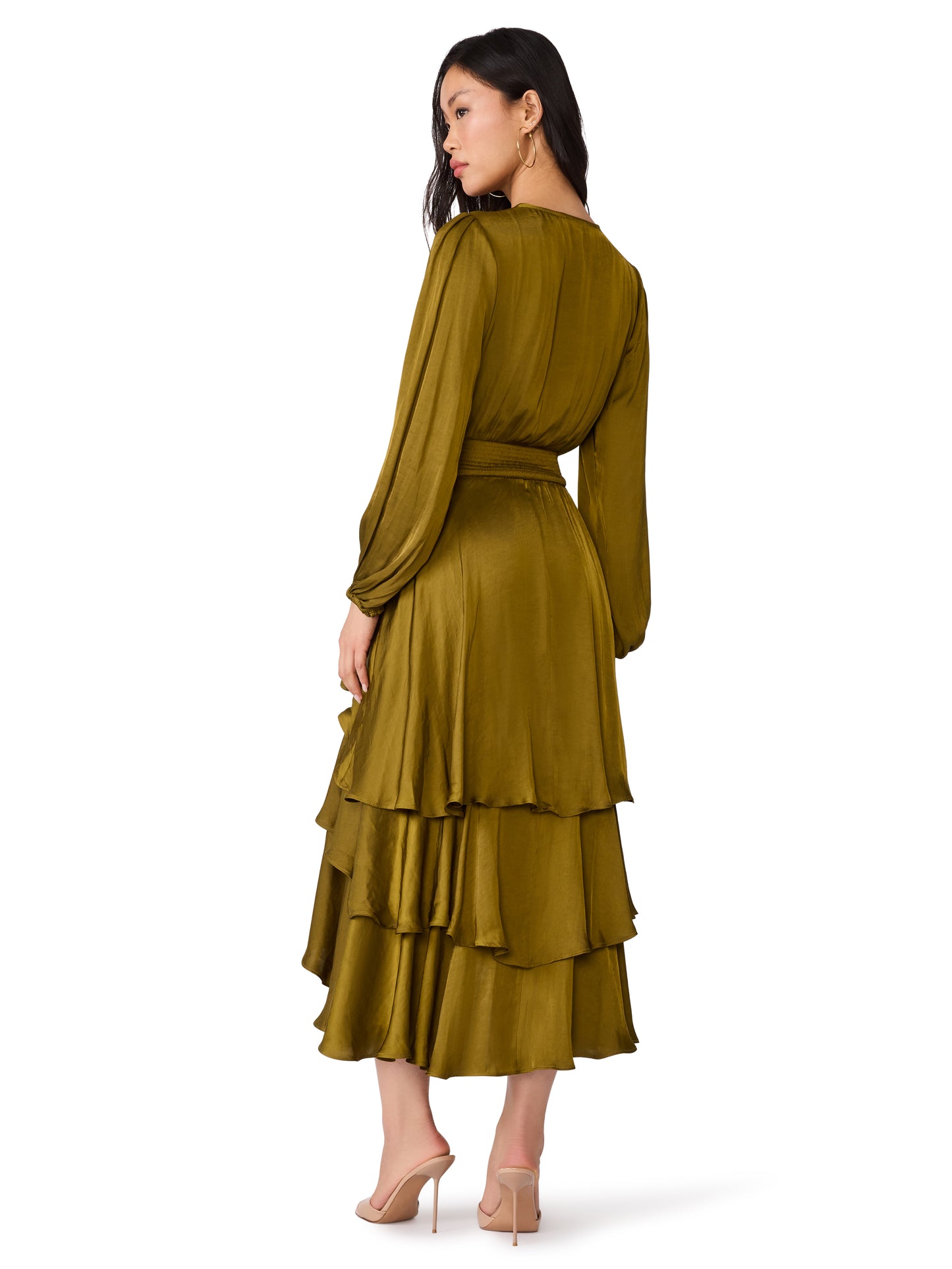 Bei Dress in Fir Green