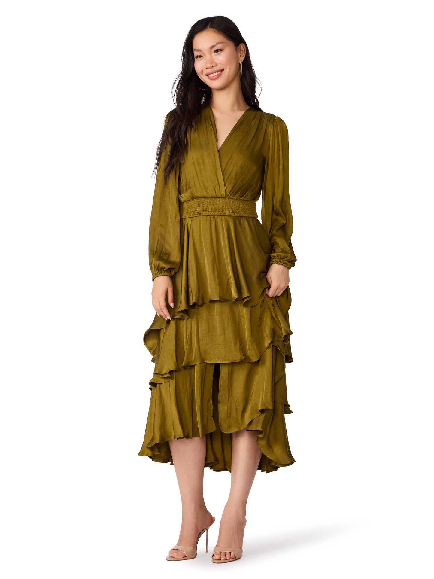 Bei Dress in Fir Green