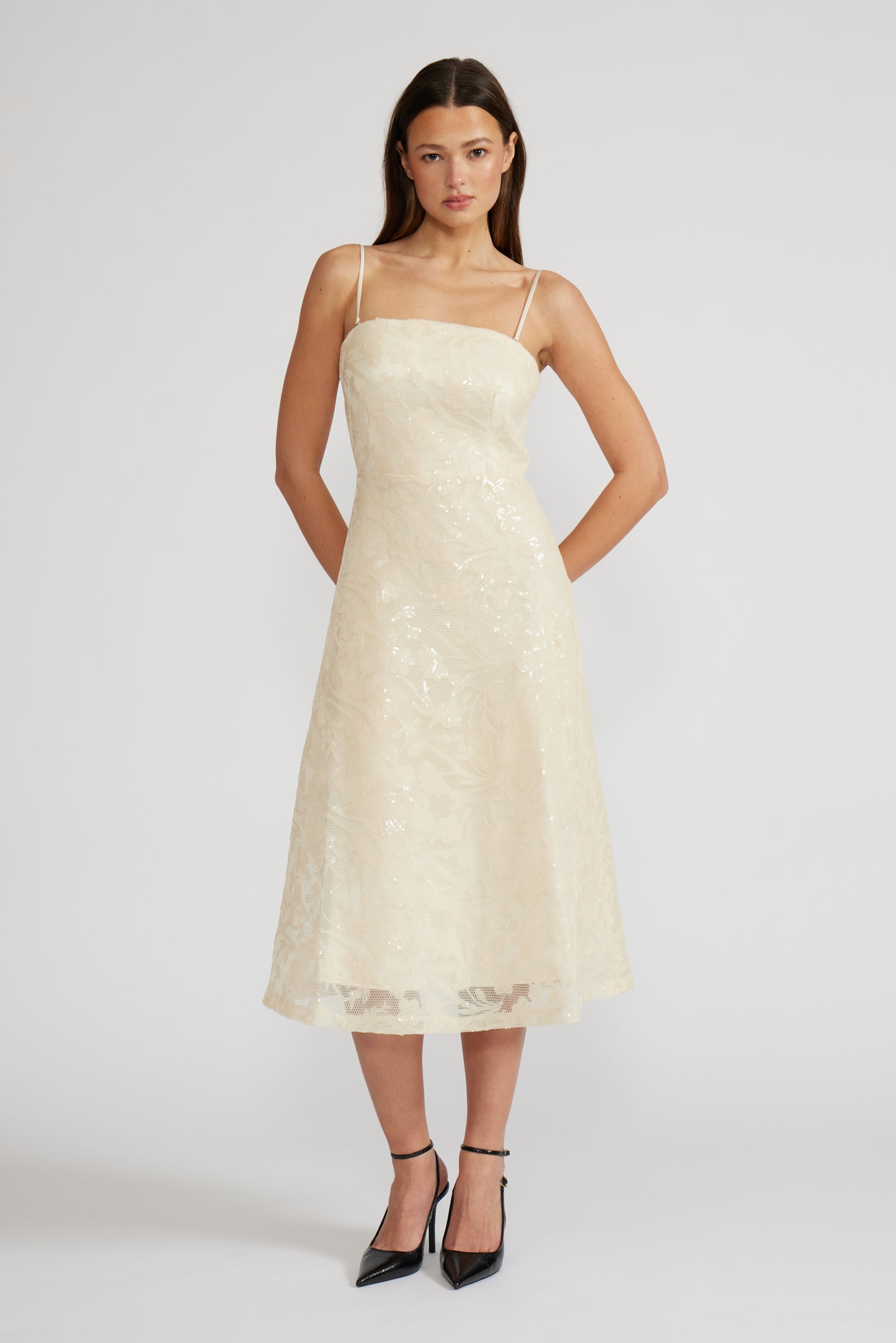 Florence Sequined Midi Dress