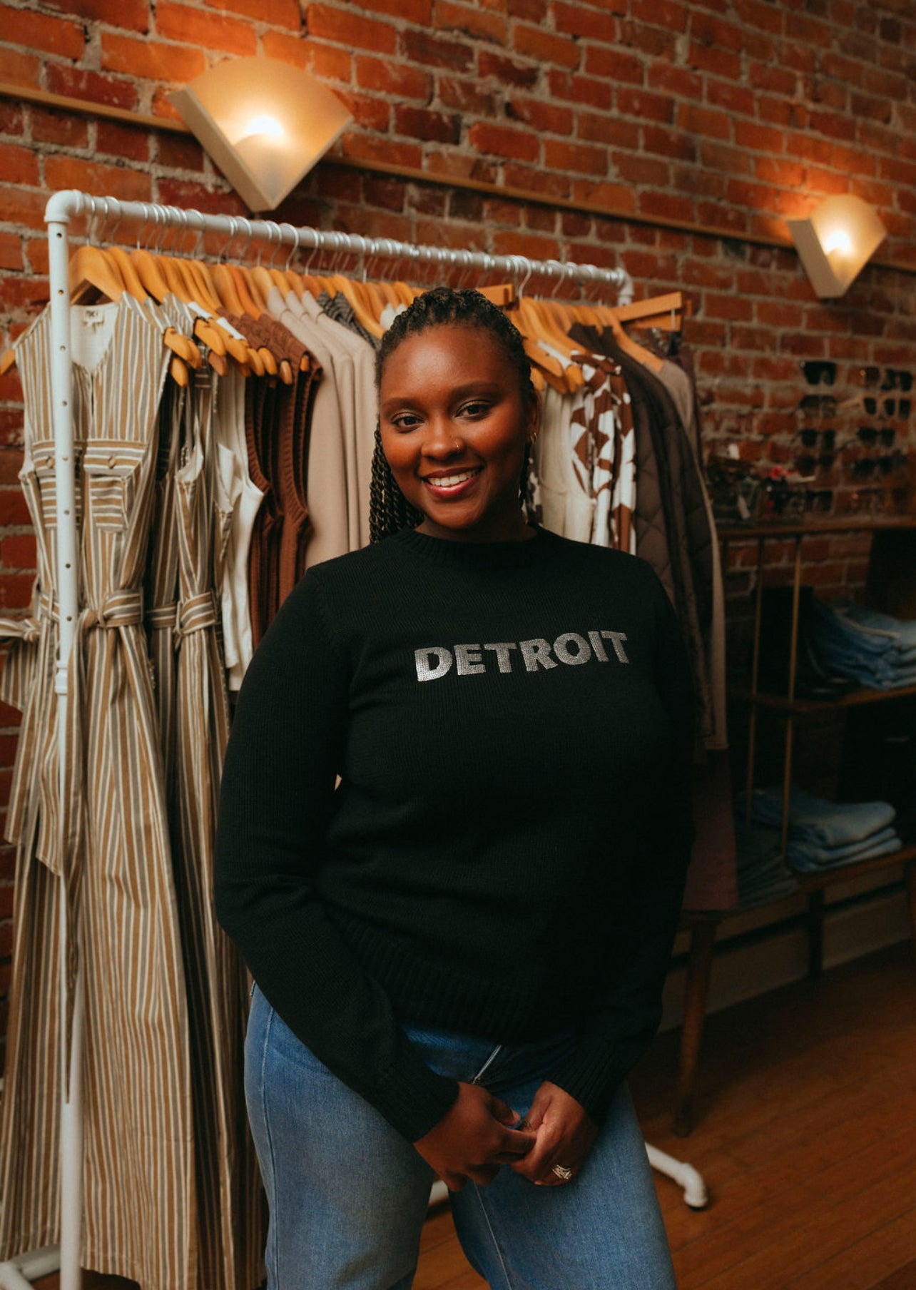 Detroit Sequin Sweater