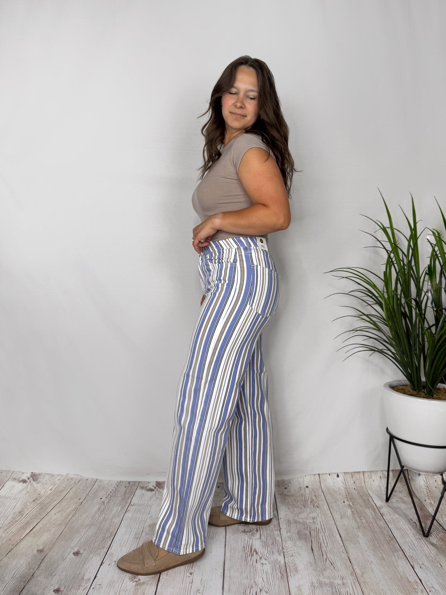 Malia Vintage Stripe Jeans