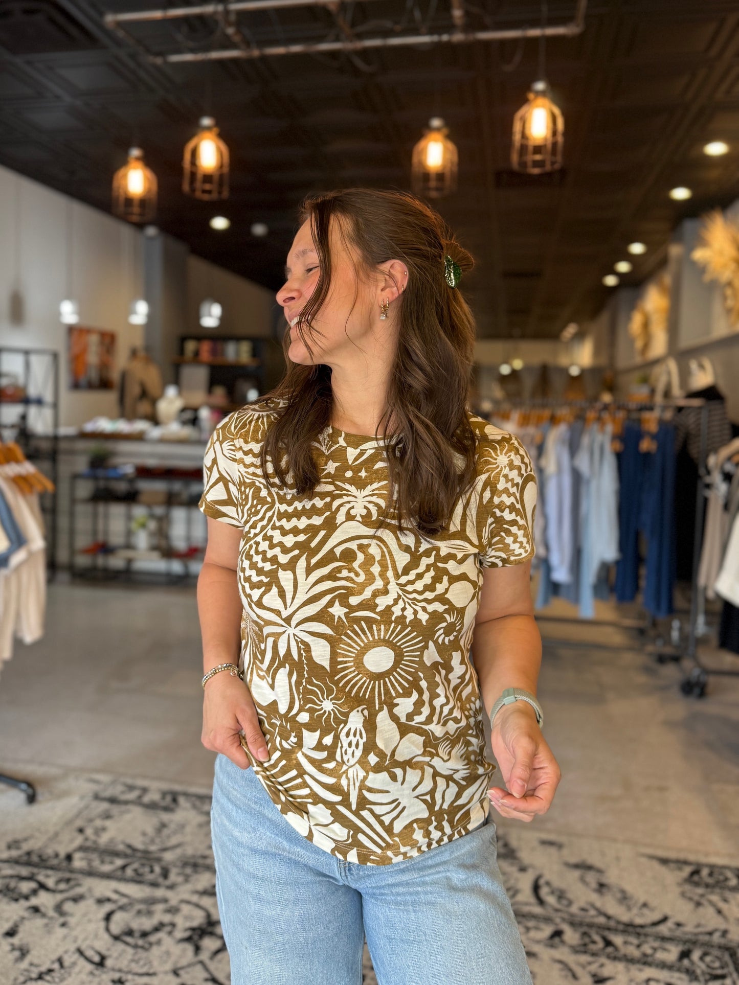 The Perfect Tee in Full Moon