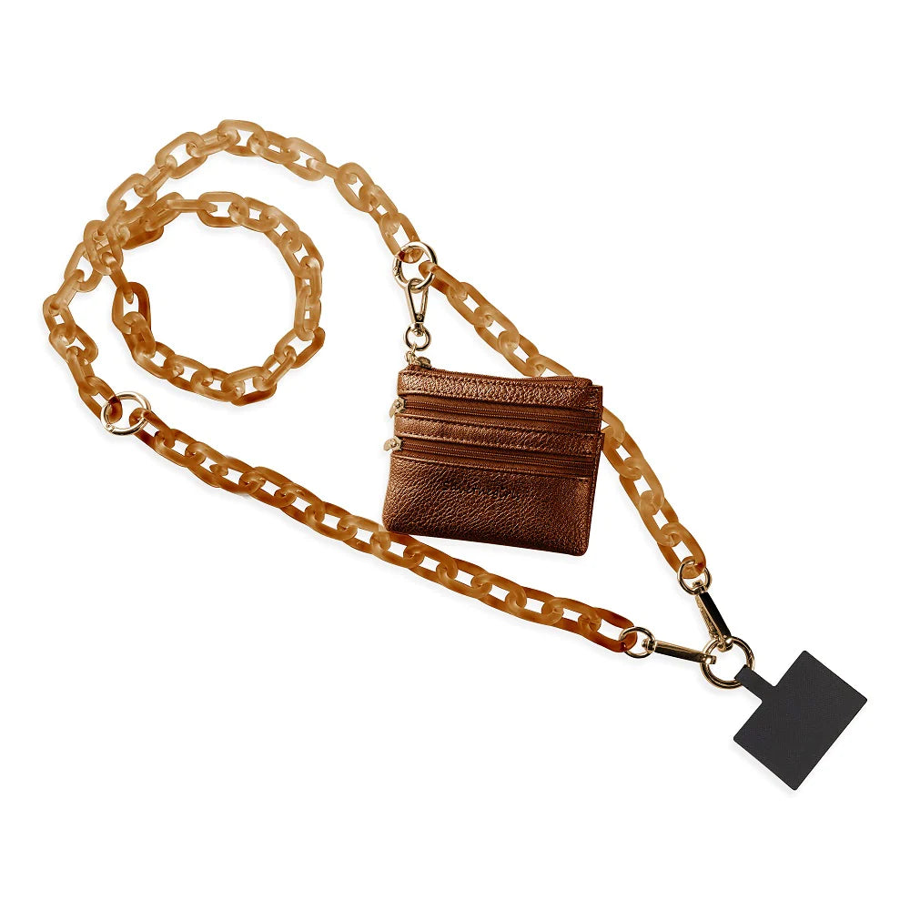 Clip & Go Chain with Zip Pouch
