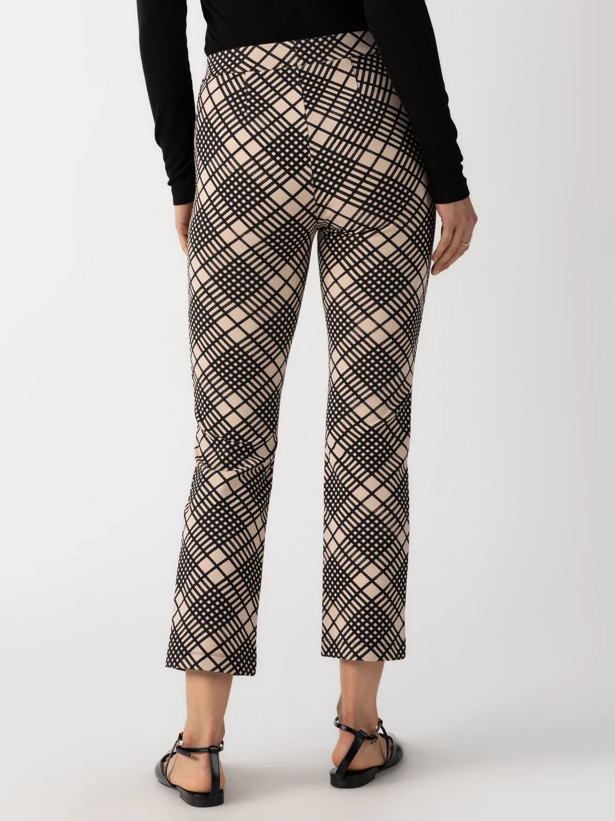 Carnaby Crop Kick Plaid Leggings