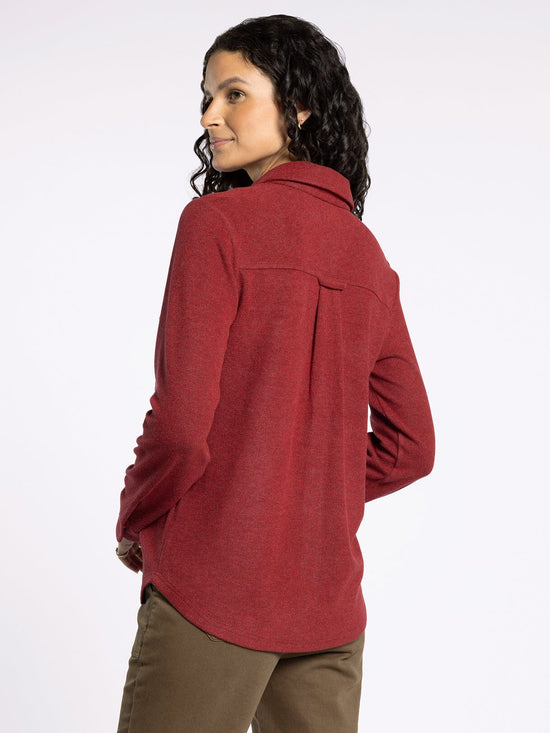 Cassian Shirt Crimson Heather