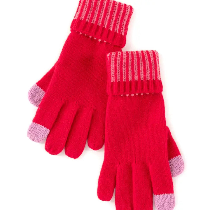 Christie Touchscreen Gloves Red