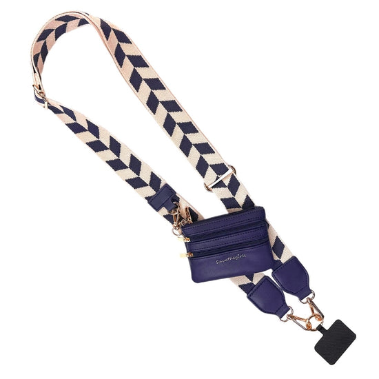 Clip & Go Strap with Pouch Chevron