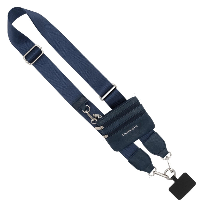 Clip and Go Strap with Pouch in Navy
