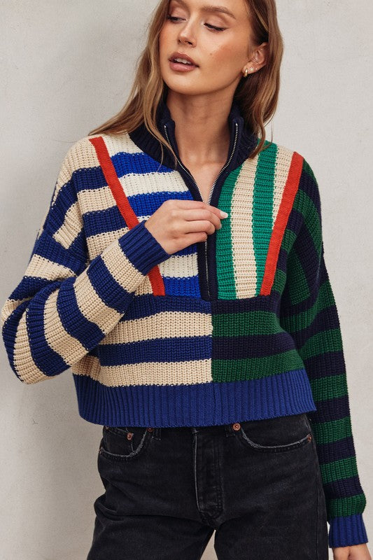 Colorburst Stripe Sweater