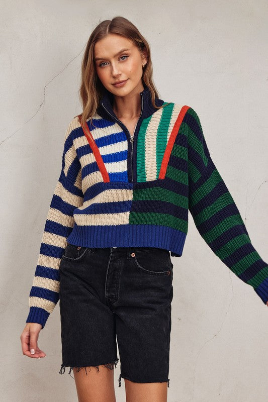 Colorburst Stripe Sweater