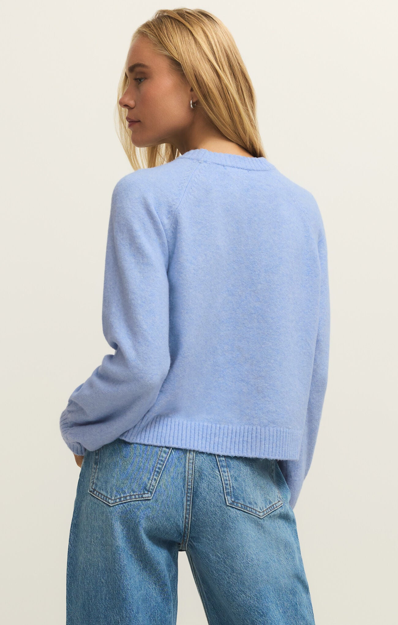 Coming Up Sweater in Blue Light