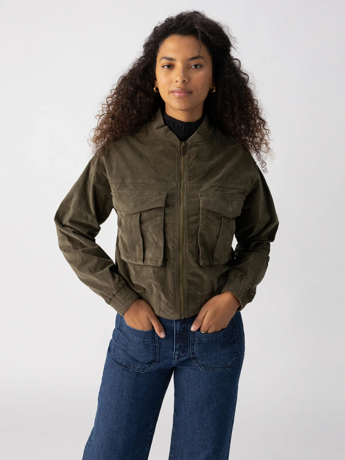 Corduroy Surplus Bomber Jacket