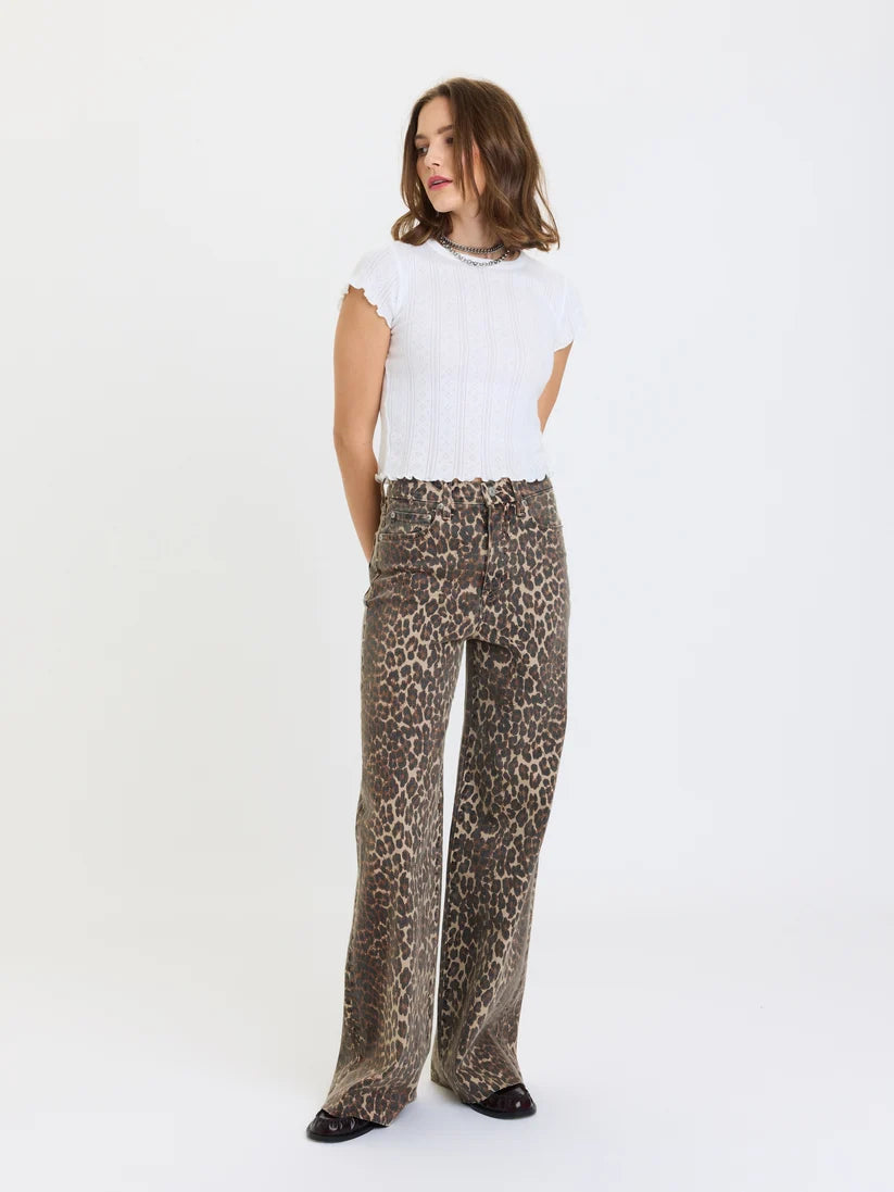 Far Out Wide Leg in Cool Cat