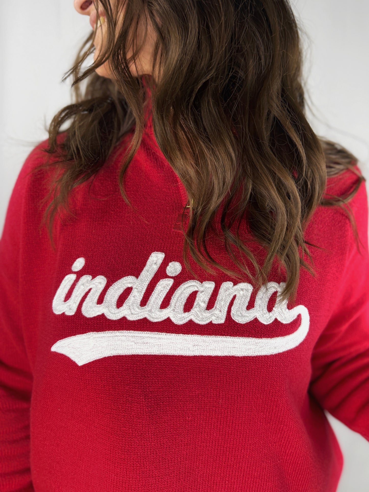 Indiana Red Quarter Zip