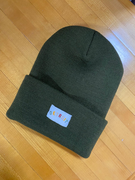 Detroit Patch Beanie