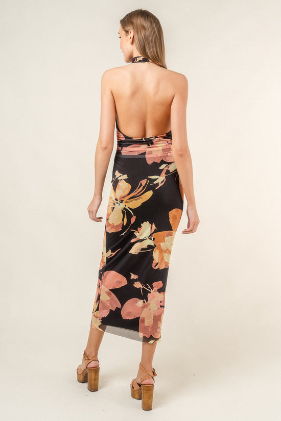 Blooming Radiance Midi Dress