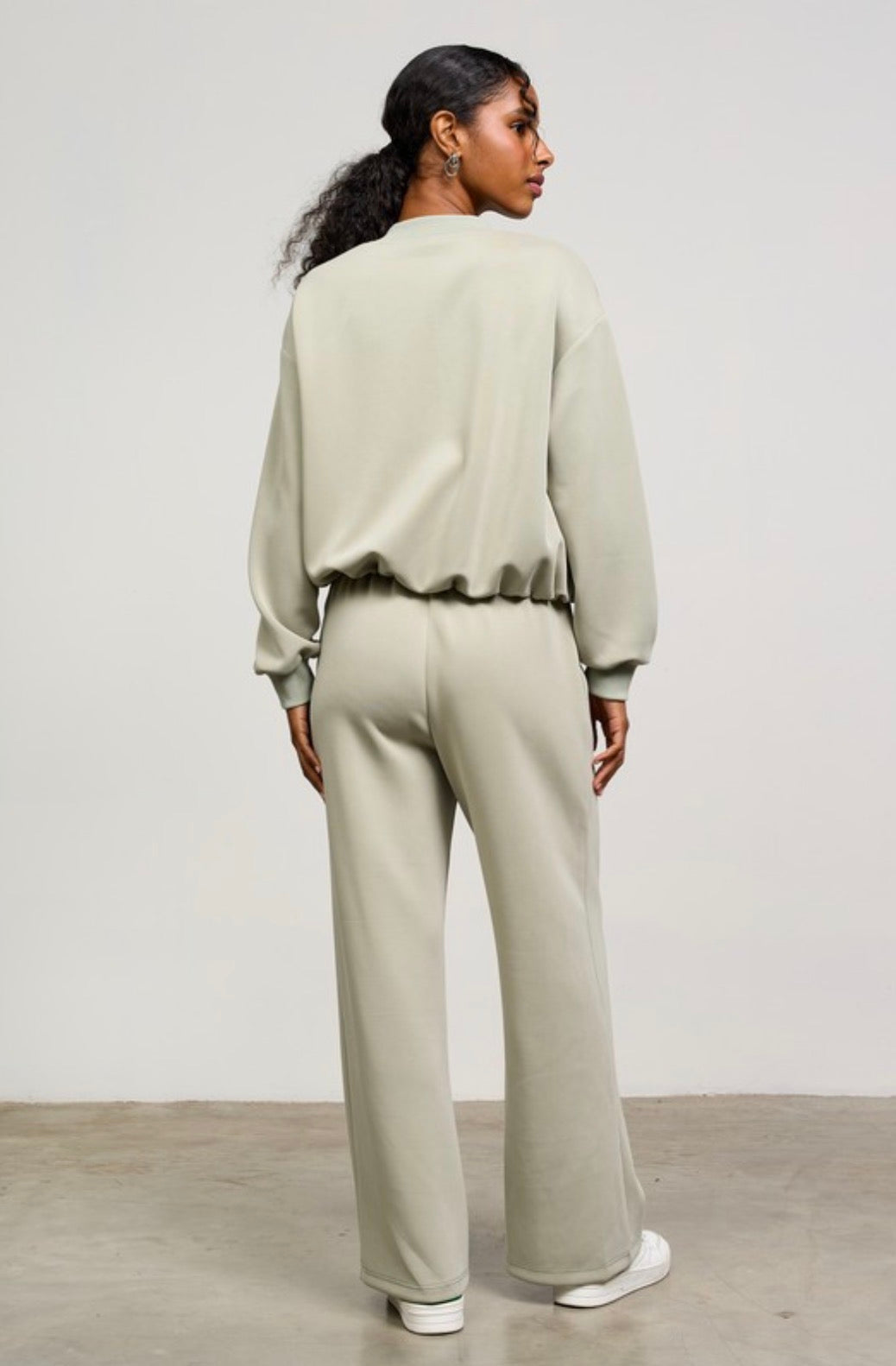 Dani Modal Bomber Jacket in Sage