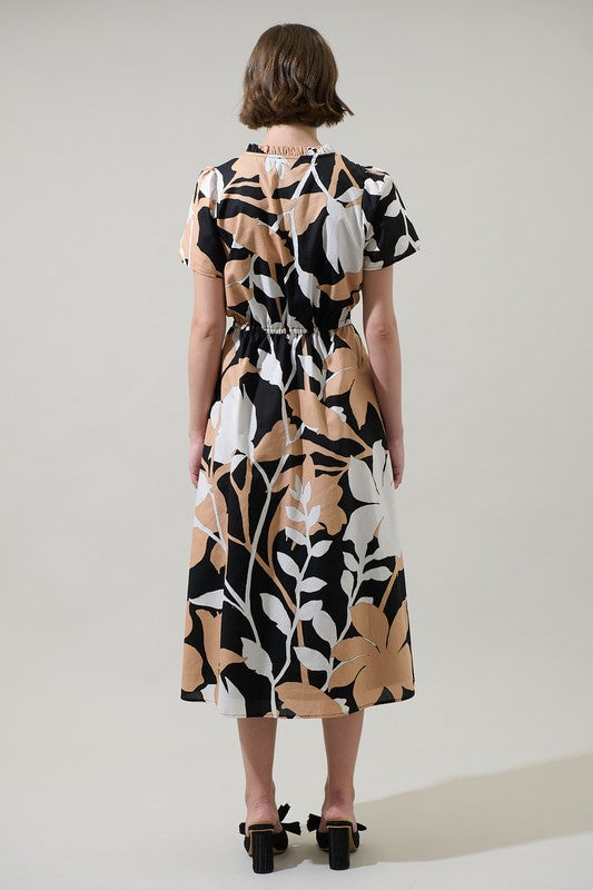 Dayspring Floral Midi Dress