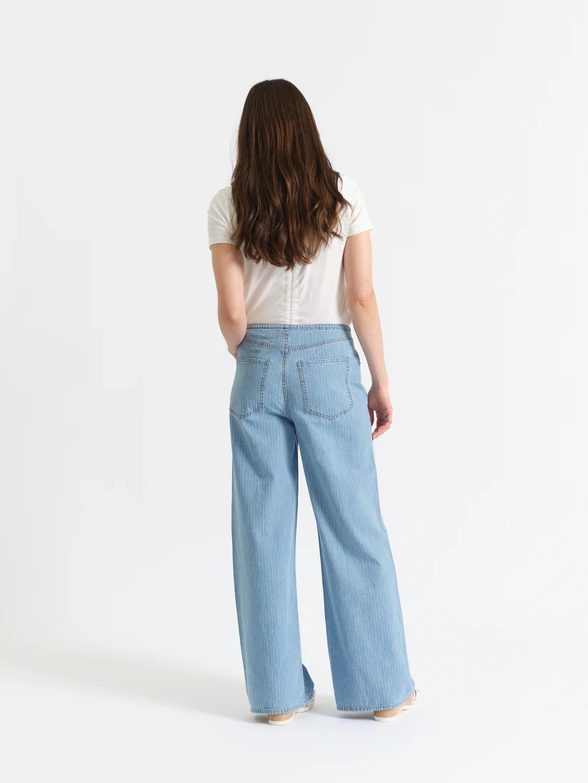 Madison Mid Rise Wide Leg in Whimsy