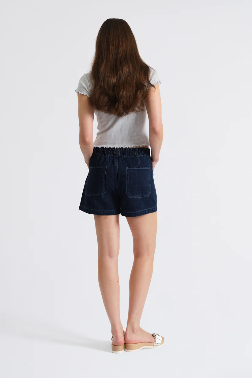 Catalina Drawstring Short in Blue Mood