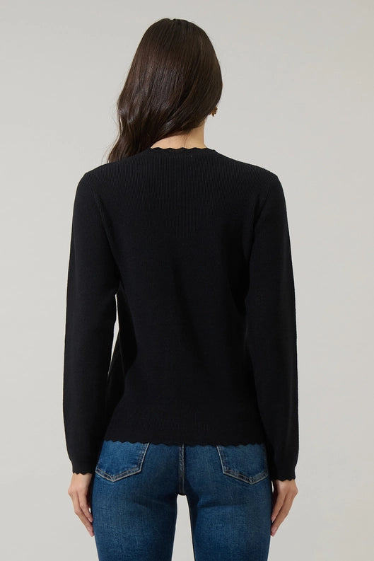 Debby Scallop Sweater