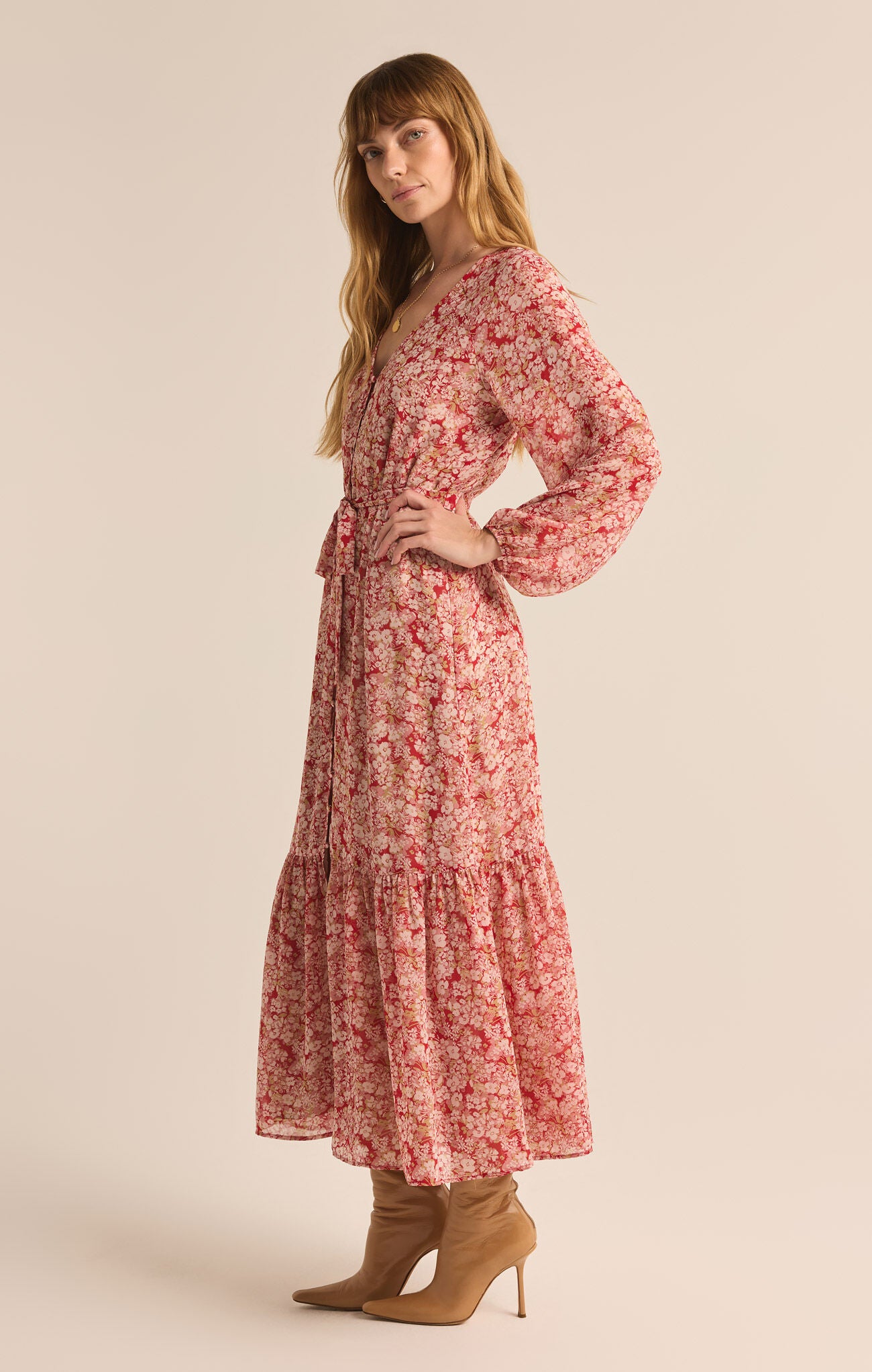 Della Floral Maxi Dress