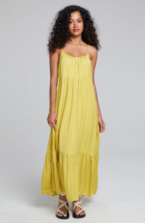 Dotted Citrus Midi Dress