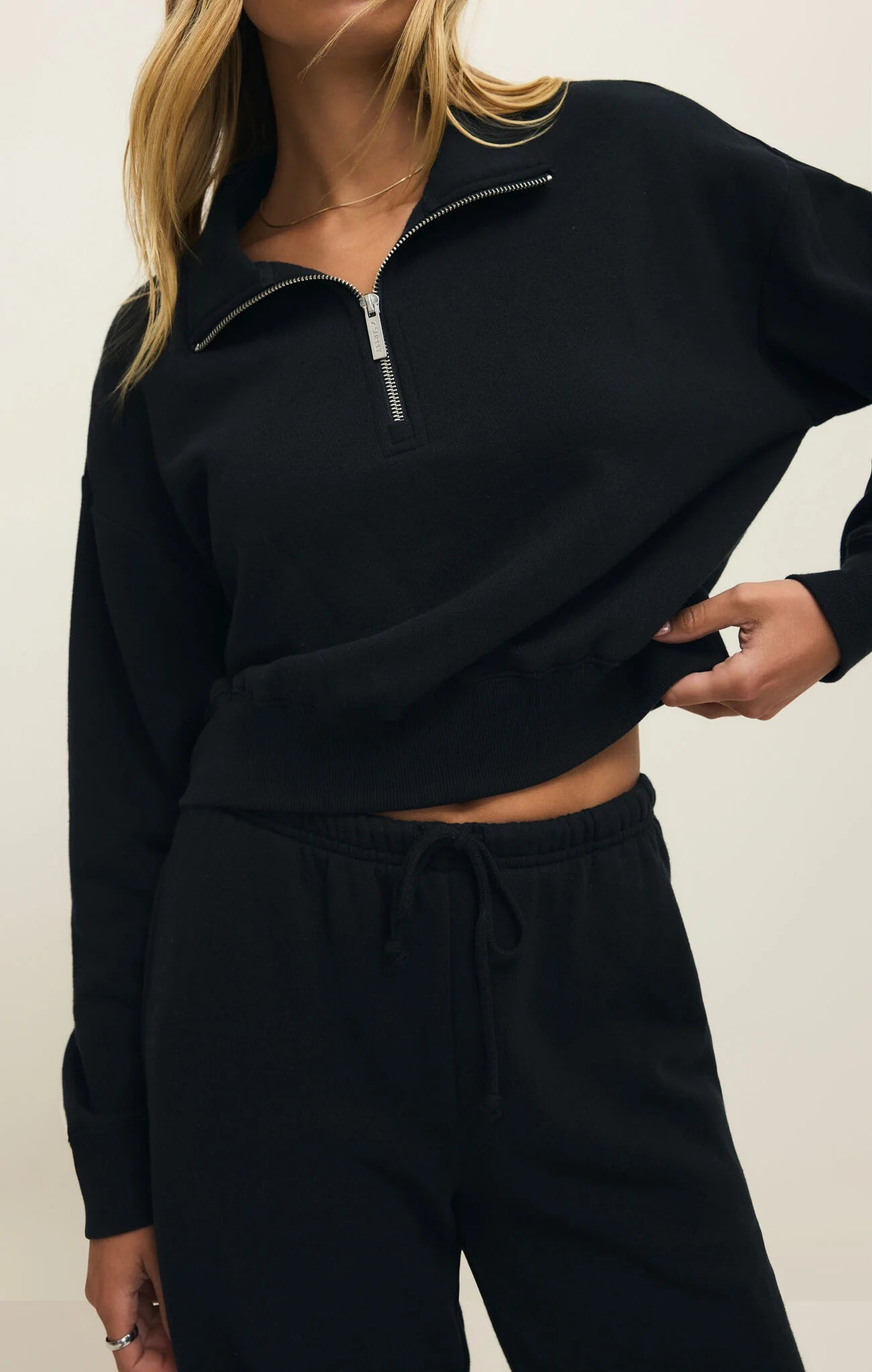 Downtown Half Zip Sweatshirt
