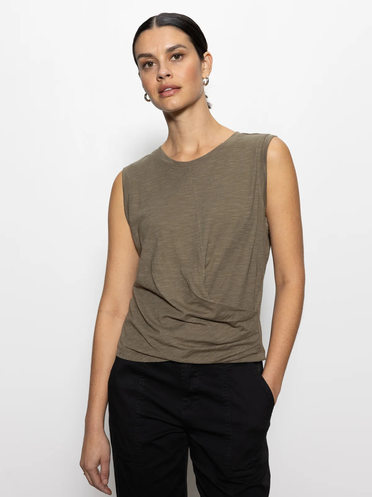 Draped Tank Top