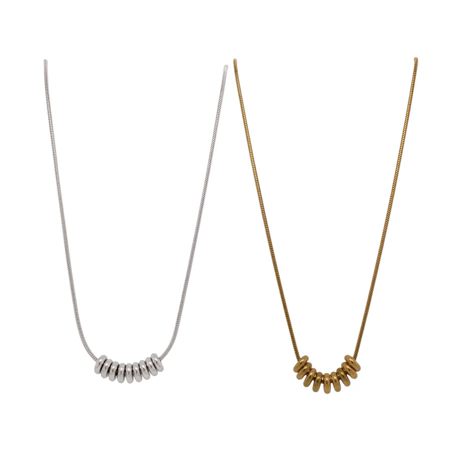 Dream Catcher Necklace in Gold
