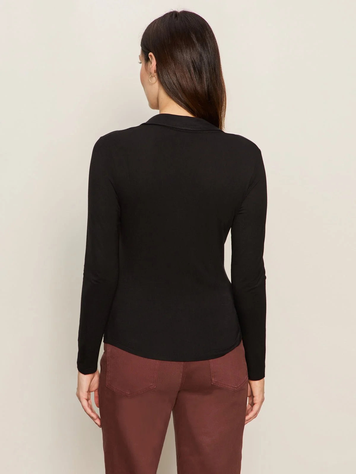 Dream Girl Button Up in Black