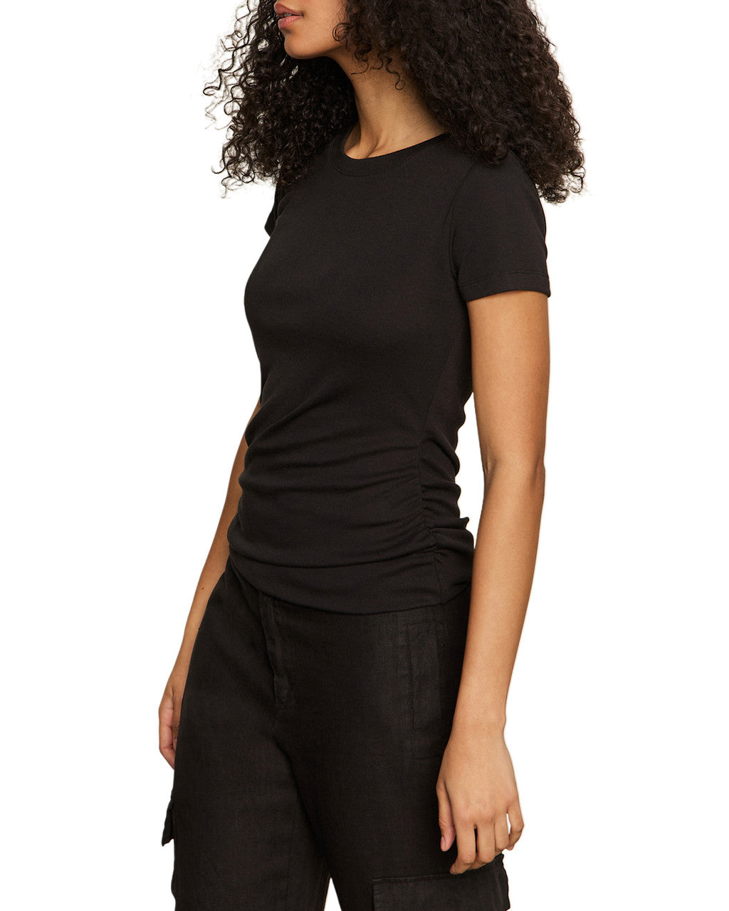 Dressy Twist Tee Black